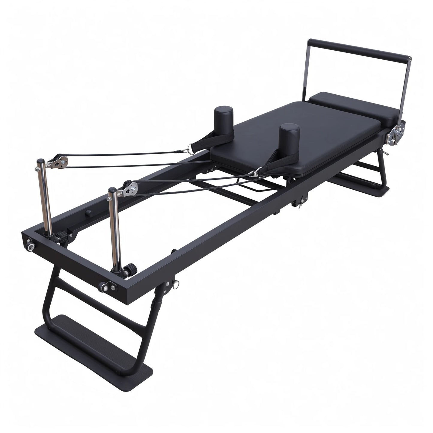 1Pc Yoga Studio Pilates Core Bed, Foldable Durable Pilates Reformer Machine, Spring Style Home Workout Pilates Machine Equipment