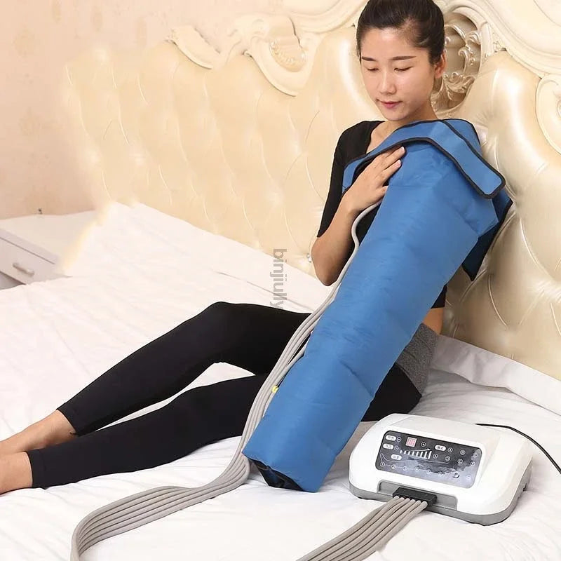 Air Compression Leg Foot Massager Vibration Infrared Therapy Arm Waist Pneumatic Air Wraps Relax Pain Relief