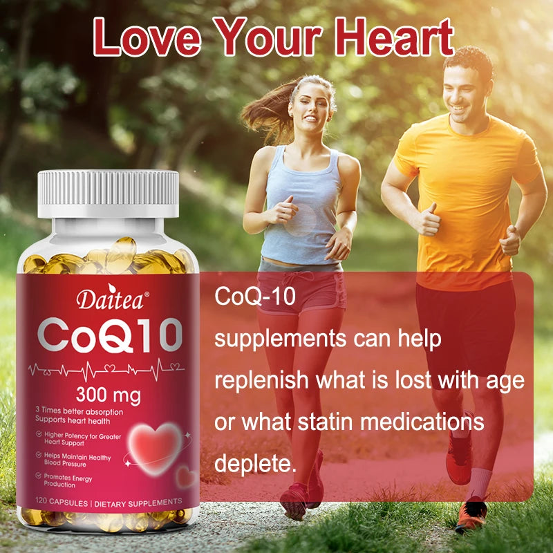 CoQ10 300mg Super 3x Absorption Heart Health Supplement