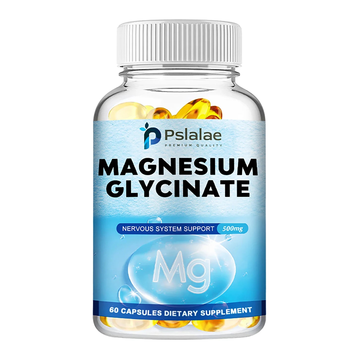 Magnesium Glycinate - Support Brain Nerve Health Support Cardiovascular Function,Protect Joints and Relax Muscle - 60 Capsules