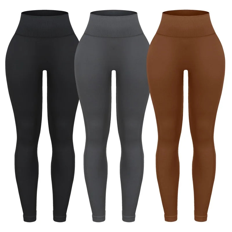 3 Piece Workout Leggings Sets for Women High Waisted Tie Dye Gym Scrunch Butt Lifting Seamless Yoga Leggings Athletic Pants