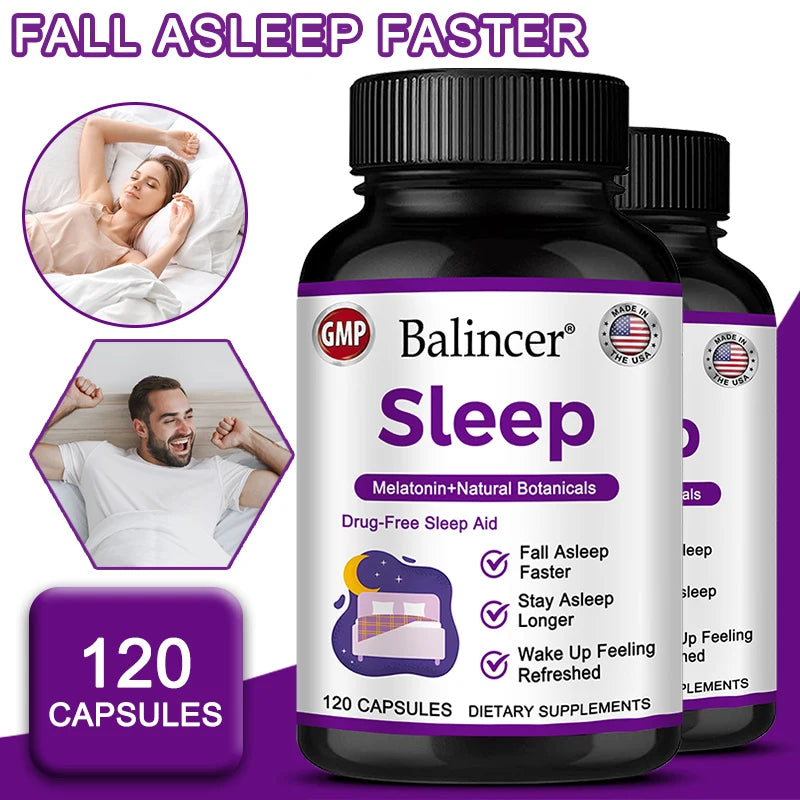 Sleep Supplement - Melatonin Plus Natural Plant Extracts