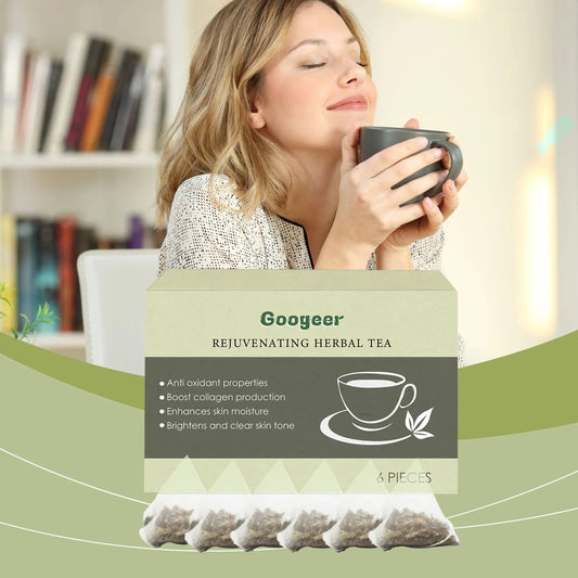 Googeer 6pcs Detox Herbal Tea Support Energy Health Slimming Body Repair Body Fat Metabolism Weight Loss Body Detoxifying Tea