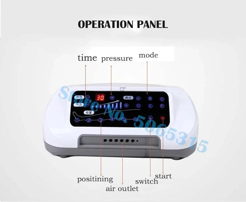 Air Compression Leg Foot Massager Vibration Infrared Therapy Arm Waist Pneumatic Air Wraps Relax Pain Relief