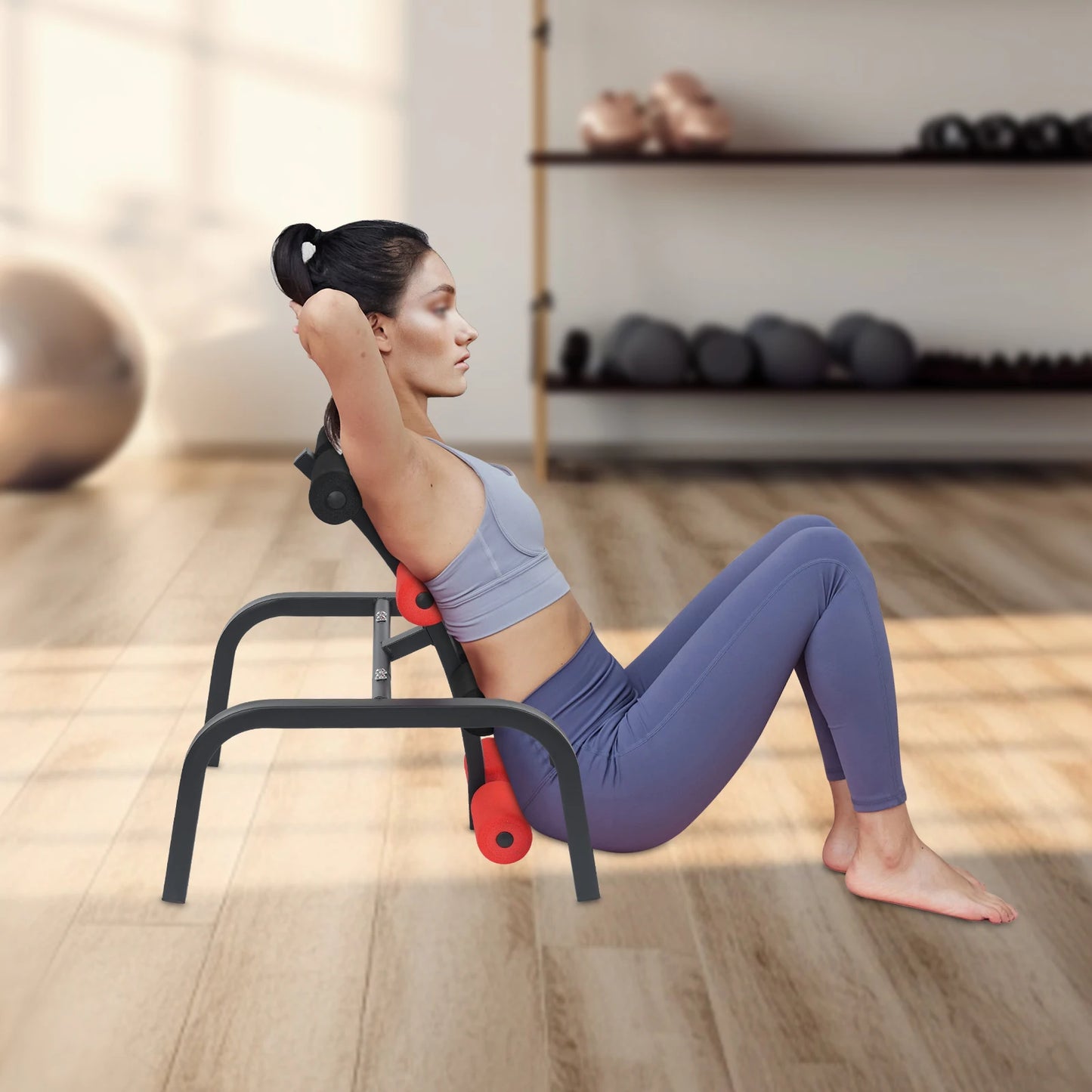 Back Pain Relief Back Stretcher Compact Back Stretcher Rotation Inversion Table