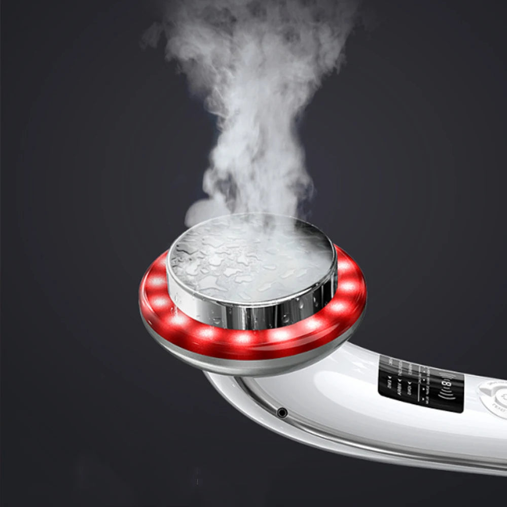 6 in1 EMS Ultrasound Cavitation Galvanic Ultrasound Body Massager Face Lifting Machine Infrared Therapy Facial Skin Care Tools