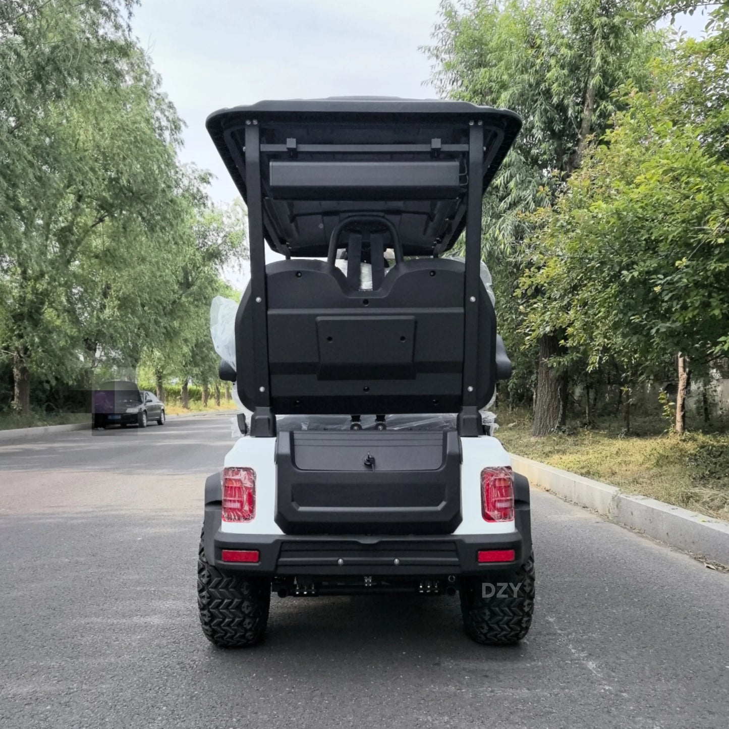 2025 new electric golf cart 4-seater electric hunting cart electric sightseeing cart energy-saving and environmentally friendly