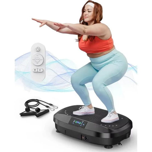 New arrivals Vibration Plate- 4D & Oscillation Two Types Vibration Platform, Whole Body Workout Vibration Plate Exercise Machine