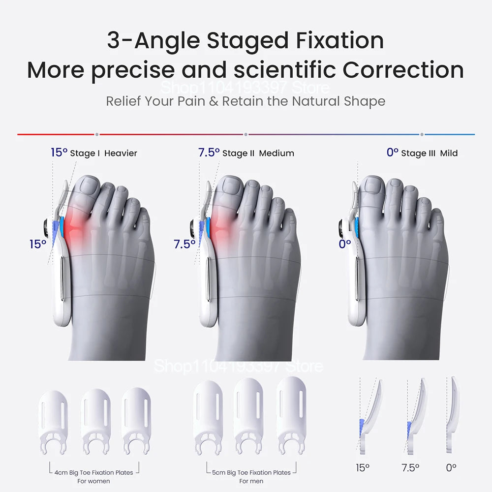 Effective Bunion Corrector Airbag traction Foot Hallux Valgus Braces Toe Separator Straightener Orthotics  Toe Correction