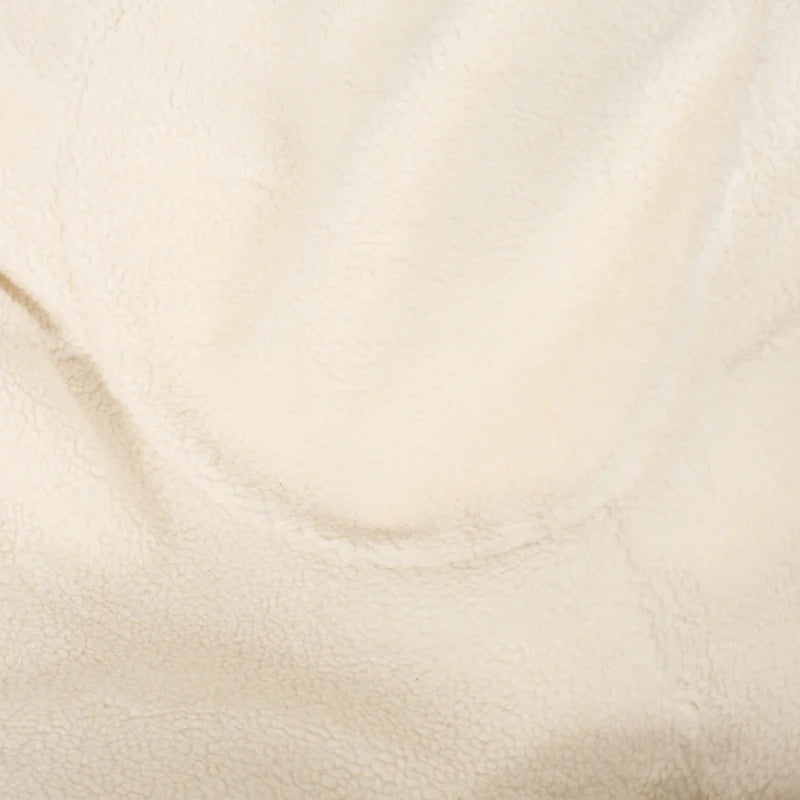 Kavel 3 Foot Rounded Bean Bag, Cream