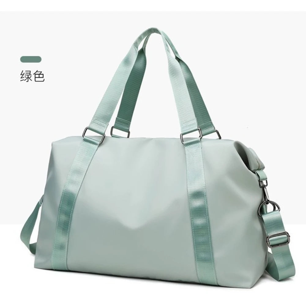 New dry-wet separated sports, leisure and fitness bag, hand-held yoga bag, large-capacity short-distance travel bag and storage