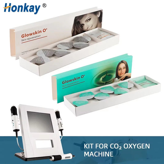 Facial Brighting Kits Anti-aging Beauty Accessories Suit For Facial CO2 Oxgen Bubble Beauty Device Serum Gels