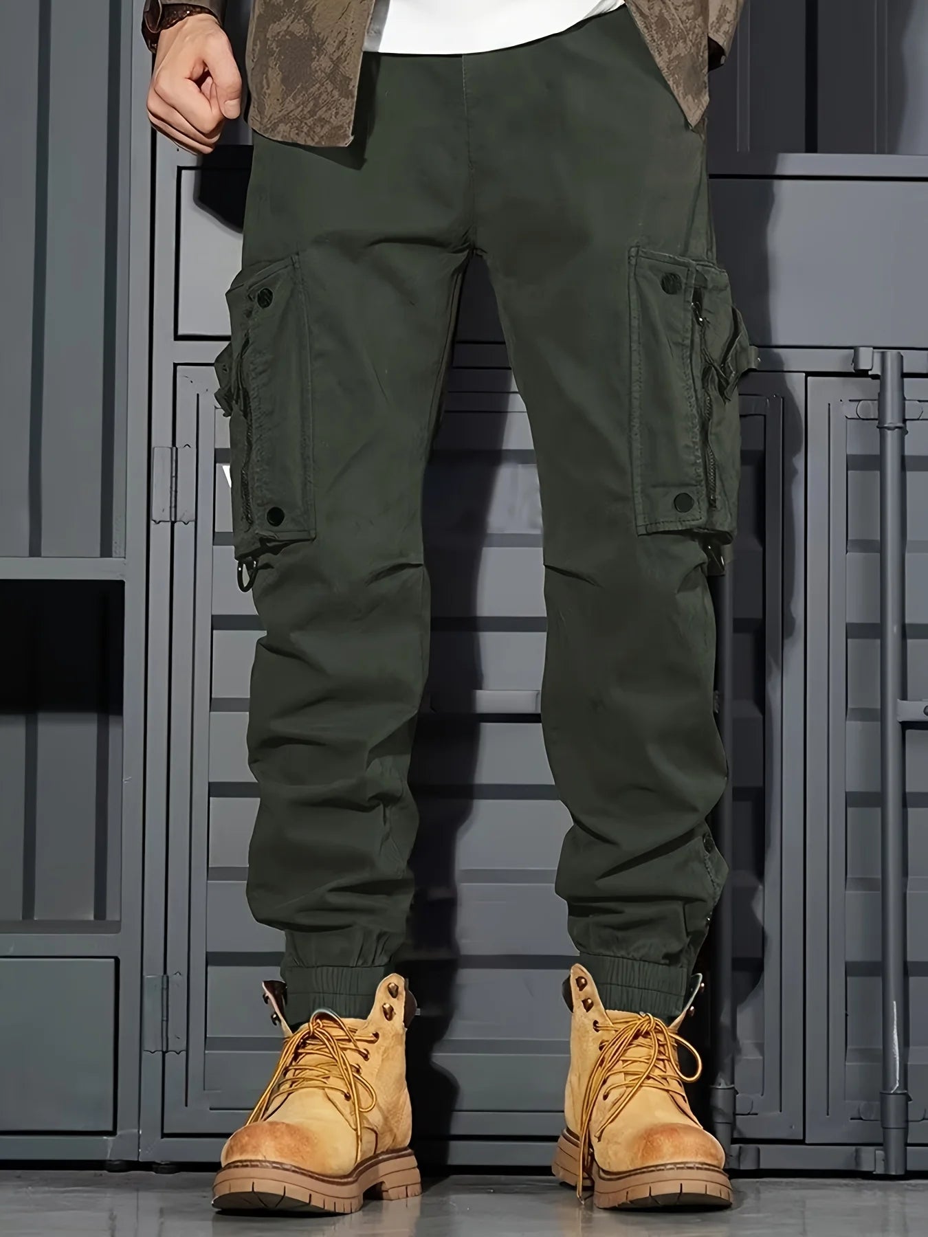 Men's Cargo Sweatpants Athletic Running Pants Mens Cargo Pants Casual Hiking Pants Joggers Fitness Pants Track Pants Streetwear
