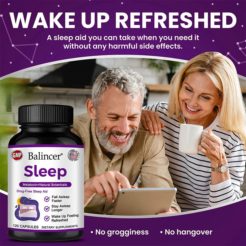 Sleep Supplement - Melatonin Plus Natural Plant Extracts