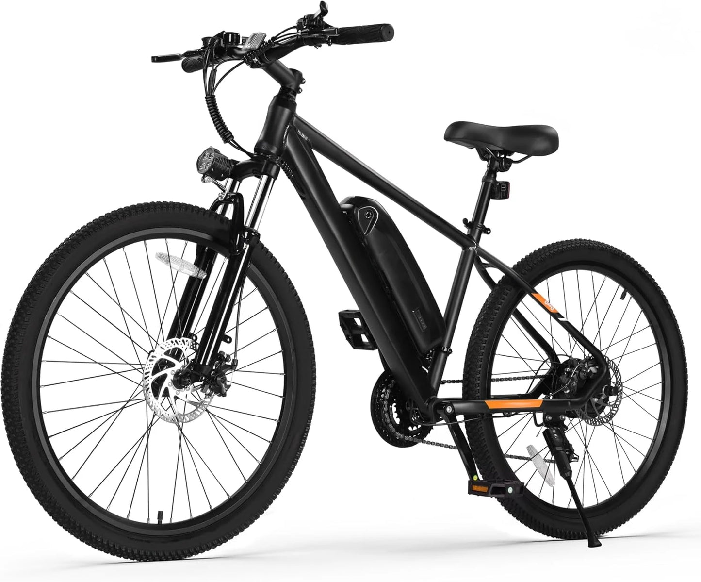 Electric Bike 21 Speed Mountain Lightweight Ebike with Peak 750W Brushless Motor 375Wh Removable Battery