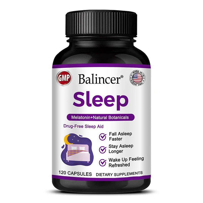 Sleep Supplement - Melatonin Plus Natural Plant Extracts