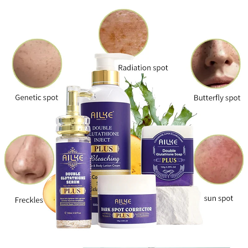 AILKE Body Cream For Whitening and Clearing Uneven Skin Tone, Moisturizes, Removes Dark Spots, Support Private label, OEM
