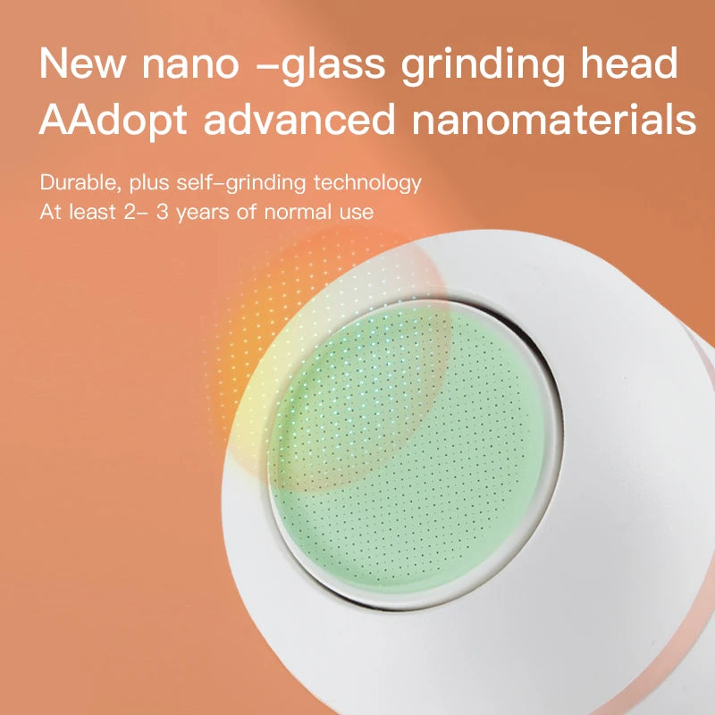 Nano-level Foot Grinder 2025 New Model Large Capacity Fast Charging Multiple Plot Modes Exfoliate Polisher Lover Holiday Gifts