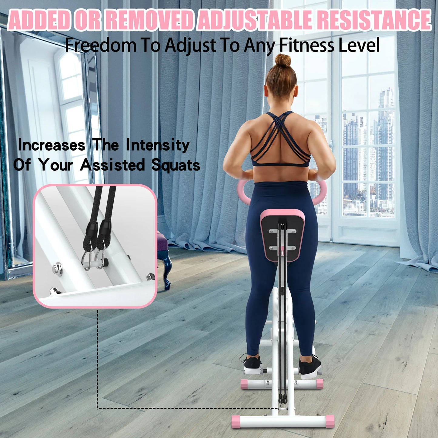 Foldable Squat Machine for Gluteus Maximus Training