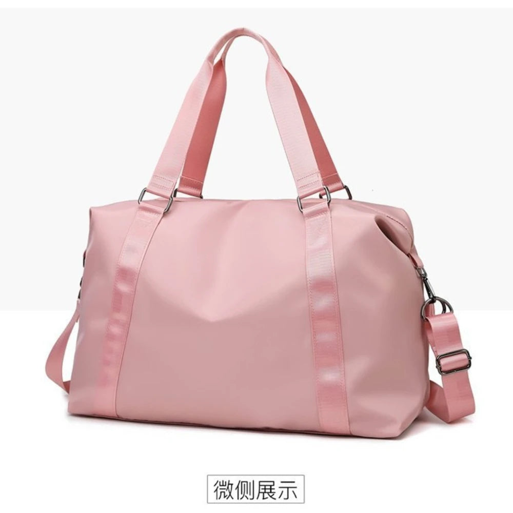 New dry-wet separated sports, leisure and fitness bag, hand-held yoga bag, large-capacity short-distance travel bag and storage