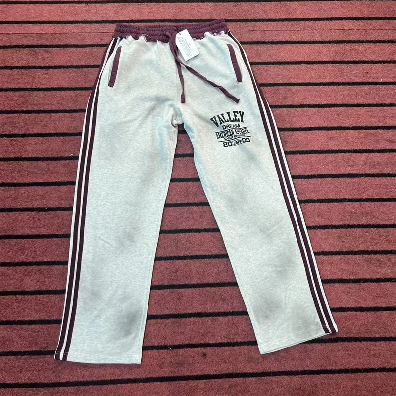 Washed Green VALLEY Sweatshirts Men Women Retro Cartoon Print Vale Hoodies Zip Up Cardigan Jackets