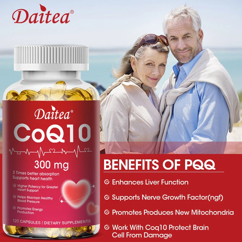 CoQ10 300mg Super 3x Absorption Heart Health Supplement