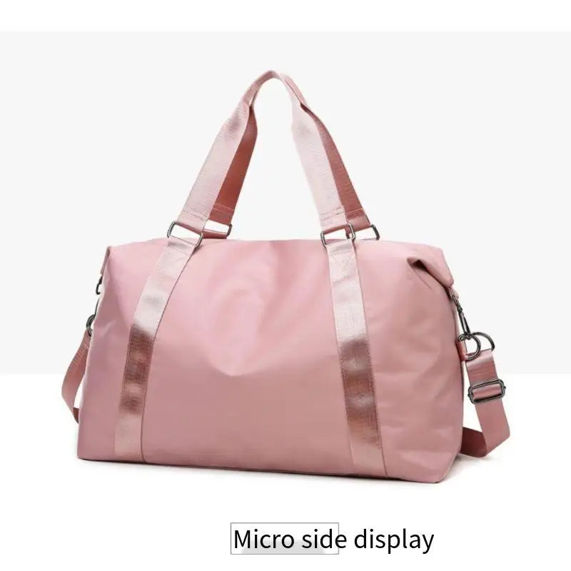 New dry-wet separated sports, leisure and fitness bag, hand-held yoga bag, large-capacity short-distance travel bag and storage