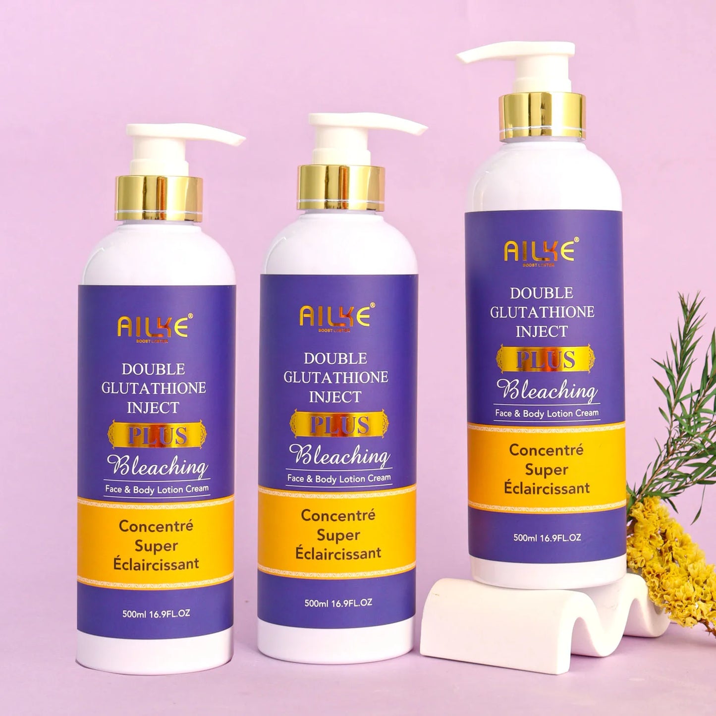 AILKE Body Cream For Whitening and Clearing Uneven Skin Tone, Moisturizes, Removes Dark Spots, Support Private label, OEM