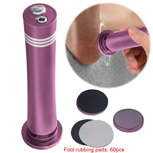 Electric Pedicure Foot Calus Remover Tool 60 pcs Sandpaper Discs for Dead Skin and Calluses