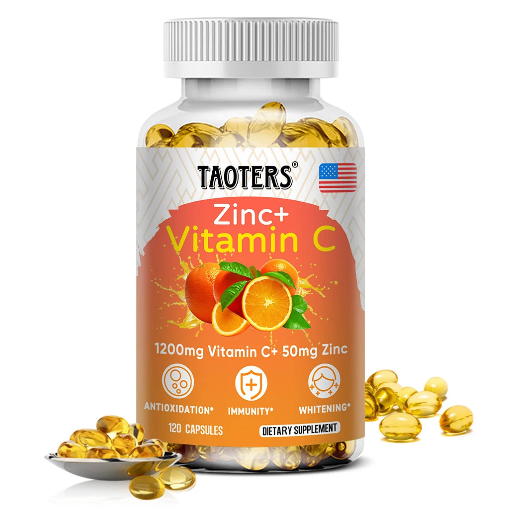 Taoters Vitamin C + Zinc Supplement for Immune Health