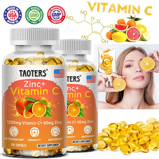 Taoters Vitamin C + Zinc Supplement for Immune Health