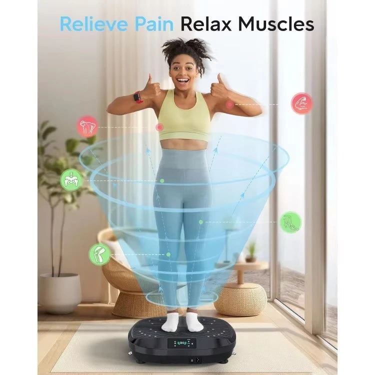 New arrivals Vibration Plate- 4D & Oscillation Two Types Vibration Platform, Whole Body Workout Vibration Plate Exercise Machine