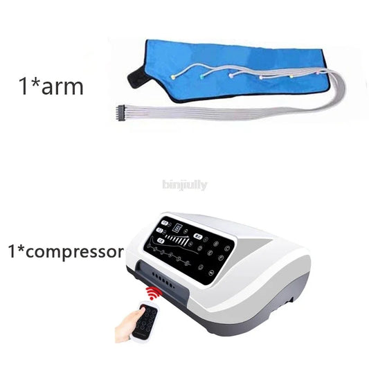 Air Compression Leg Foot Massager Vibration Infrared Therapy Arm Waist Pneumatic Air Wraps Relax Pain Relief