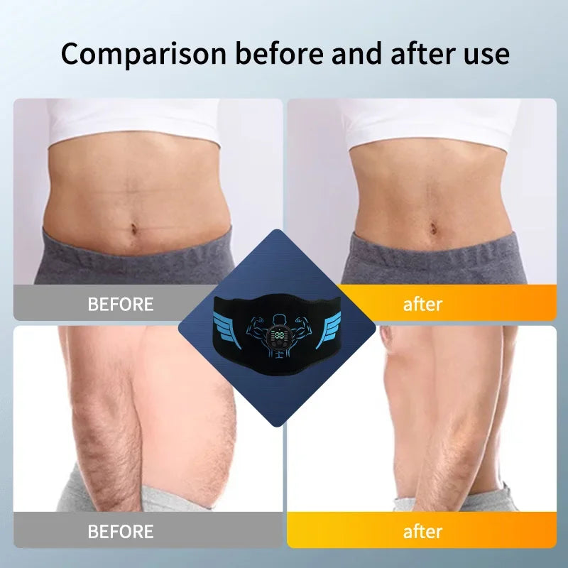 Abdominal Toning Belt Muscle Stimulator Abs Trainer Unisex