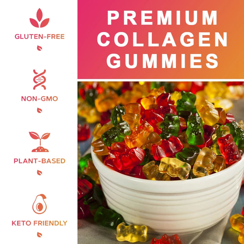 Alliwise Collagen Gummies with Biotin for Hair Growth