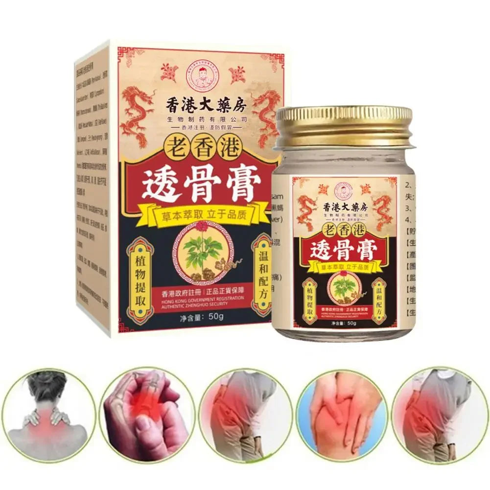 Bone Penetrating Ointment Thai Secret Recipe Relieve Neck Waist Legs and Knee Soreness Joint Discomfort Febrile Tiger Cream